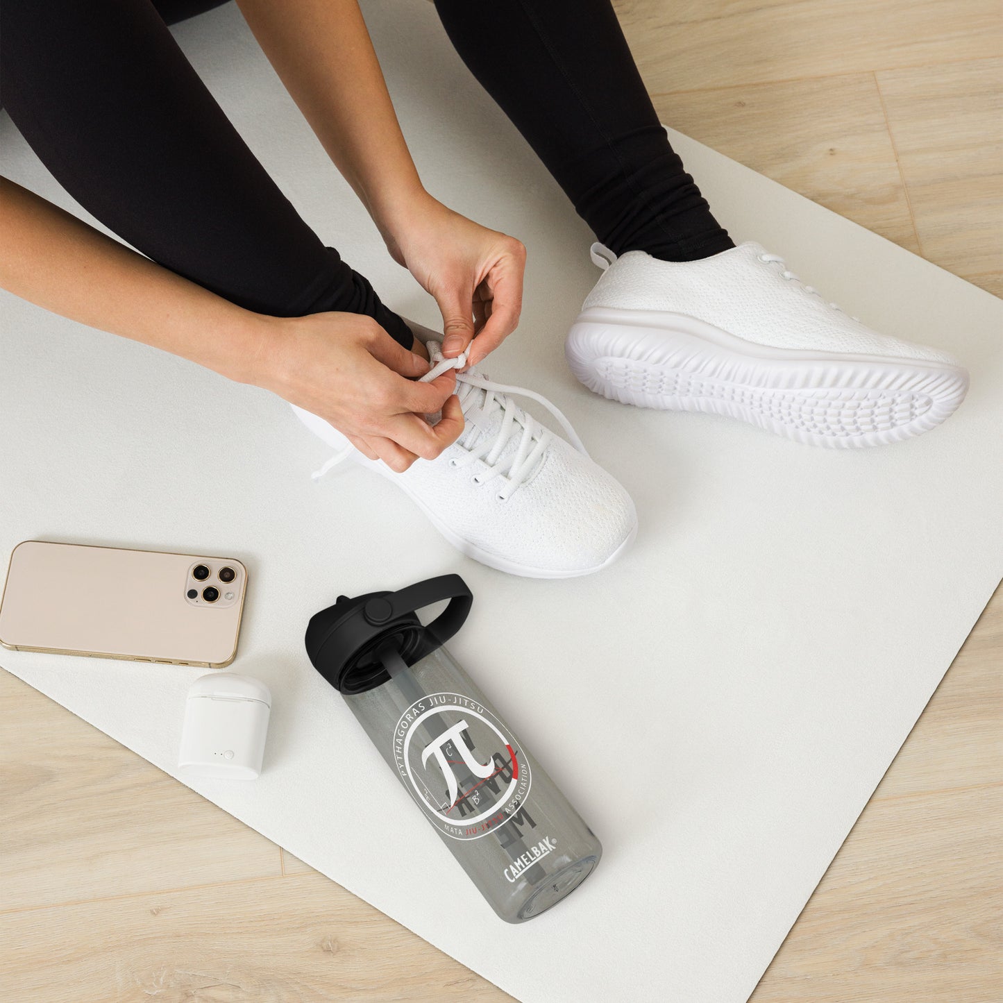Pythagoras Jiu-Jitsu Flip Straw Water Bottle